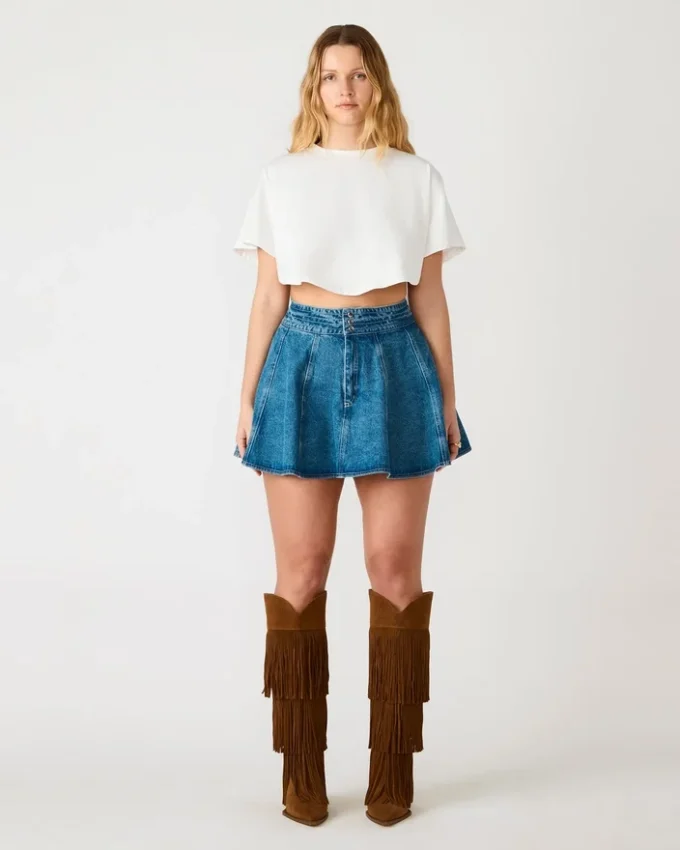 Jupe Lilliany bleu Aruba