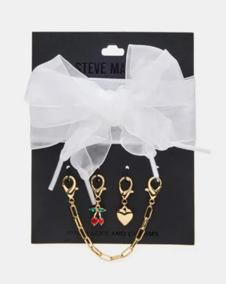 Lacets et breloques pour chaussures Blanc