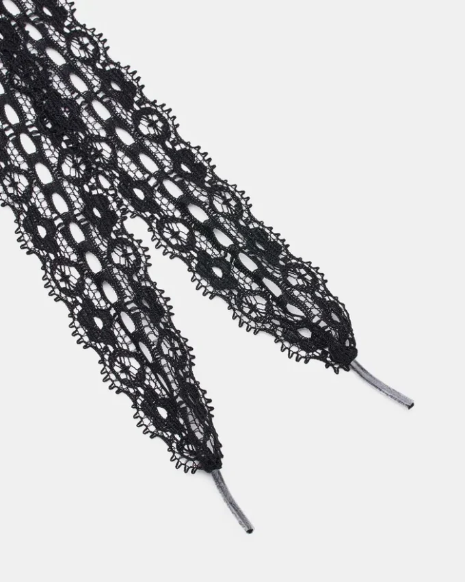 Lacets et breloques pour chaussures, lacets noirs