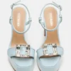Liandra Buckle Blue Satin Liandra Buckle Blue Satin