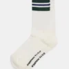 Lot de 2 paires de chaussettes de sport à rayures Wynn Egret