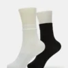 Lot de 2 paires de chaussettes en dentelle blanches Lot de 2 paires de chaussettes en dentelle blanches