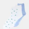 Lot de 3 paires de chaussettes à fleurs « Spring Pack » blanches multicolores