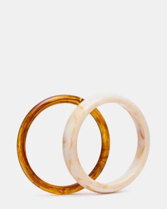 Lot de bracelets rigides Natural