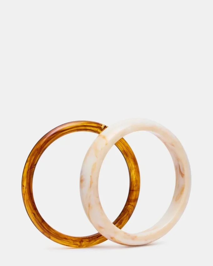 Lot de bracelets rigides Natural