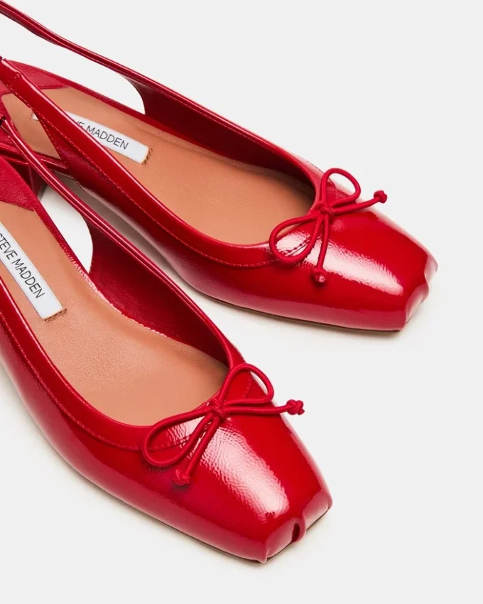 Loved Red Crinkle Patent