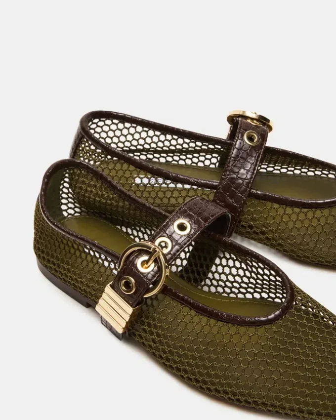 Lucia Olive Mesh