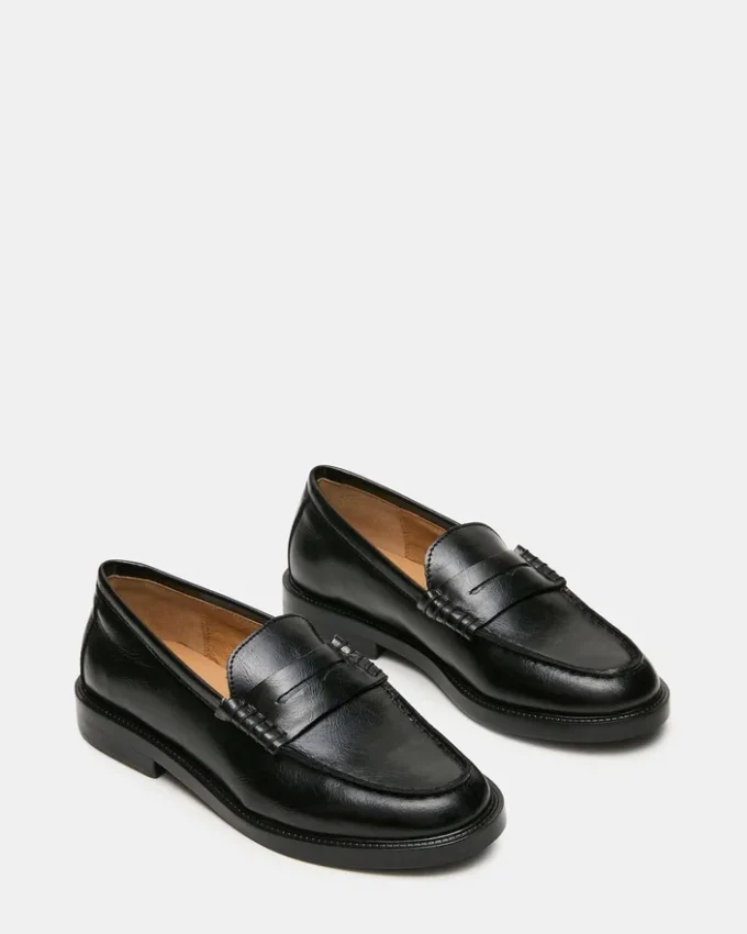 Madison en cuir noir