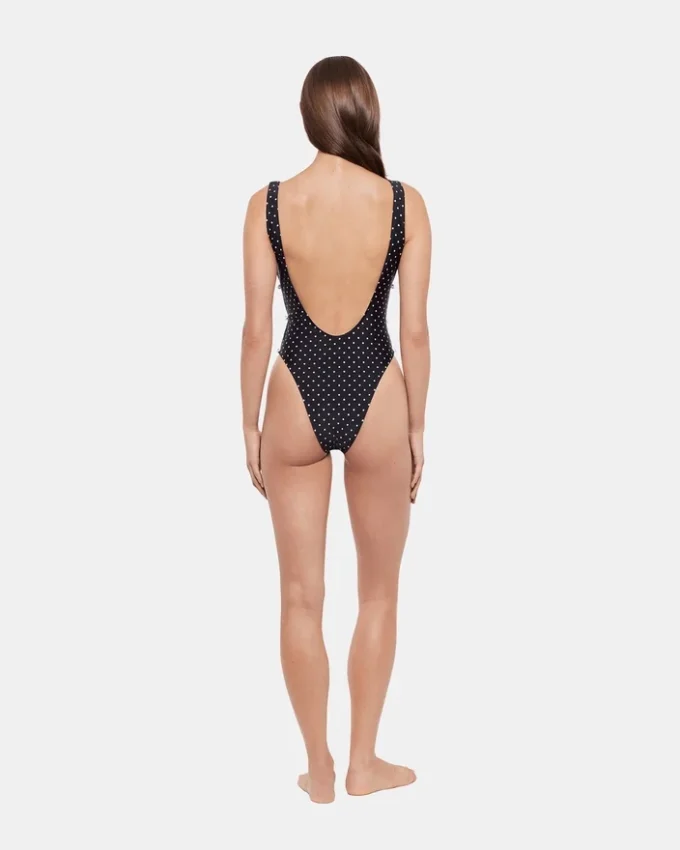 Maillot de bain une pièce Darling Dot noir multicolore