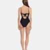 Maillot de bain une pièce Sleek &lsquo;N Chic noir