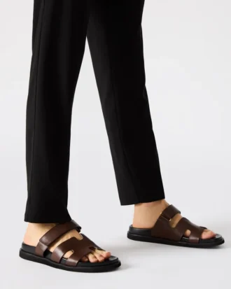 Maiven en cuir marron