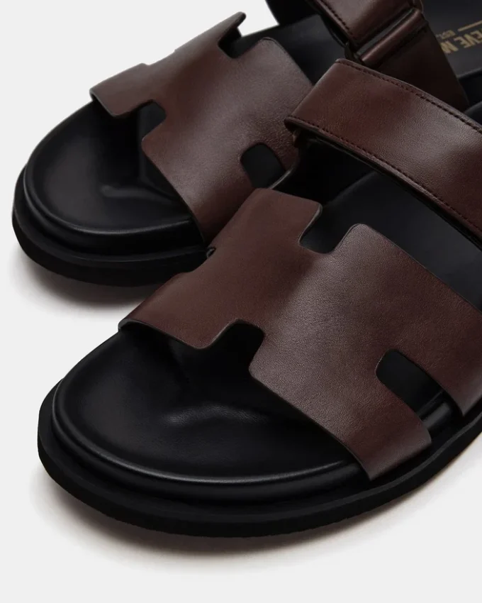 Maiven en cuir marron