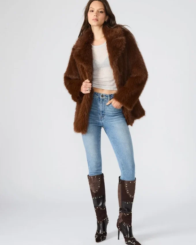 Manteau Kindra marron