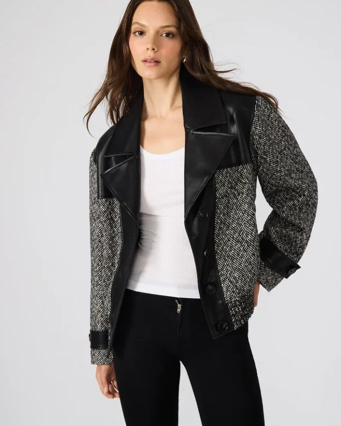 Manteau Mercedes noir multicolore