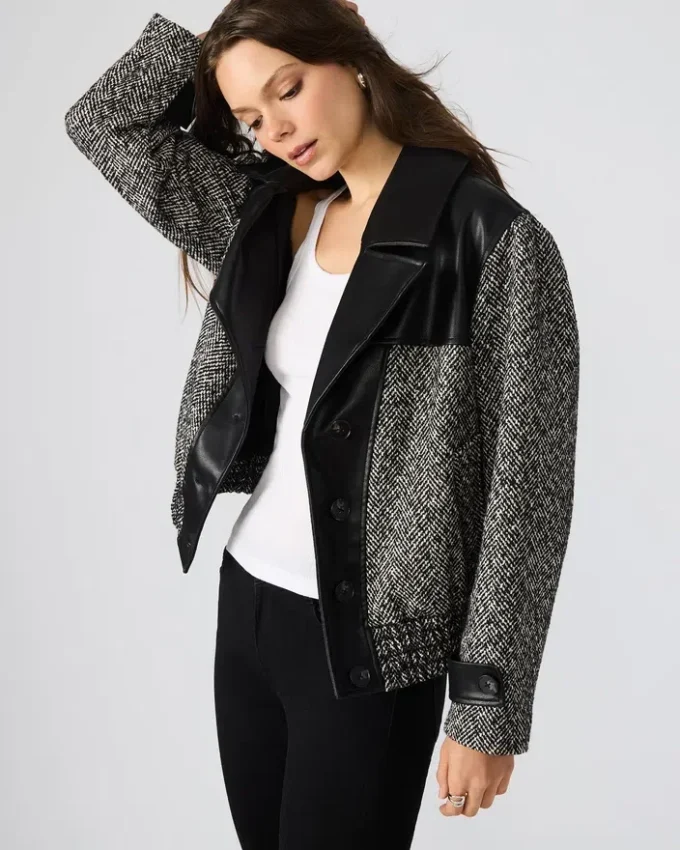 Manteau Mercedes noir multicolore