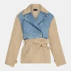 Manteau Shyla en denim multicolore