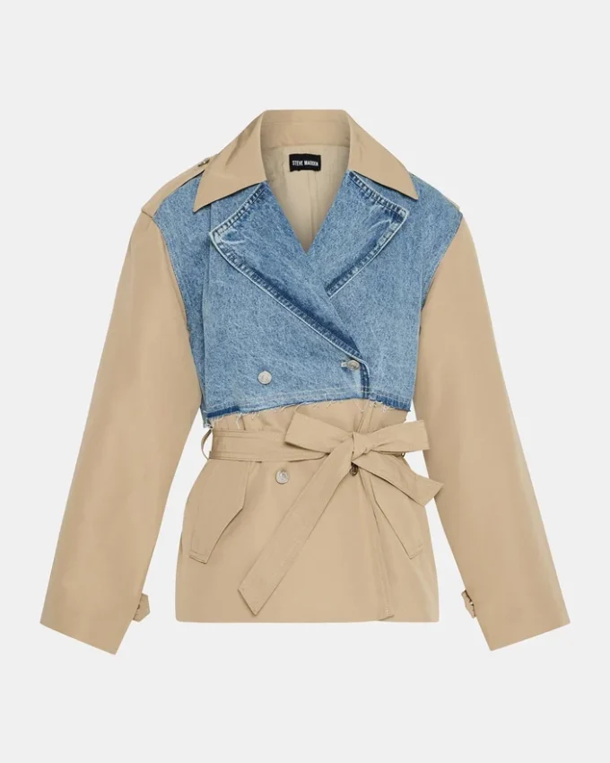 Manteau Shyla en denim multicolore