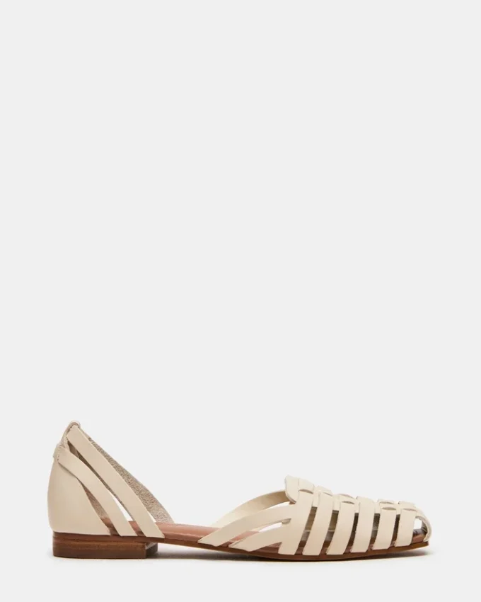 Medlin en cuir blanc Medlin en cuir blanc