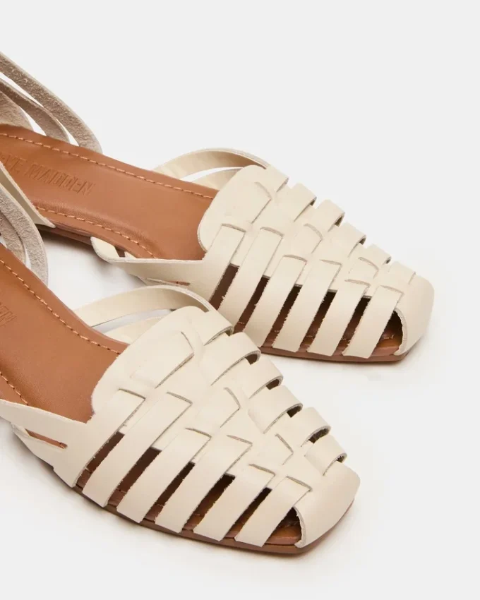 Medlin en cuir blanc Medlin en cuir blanc