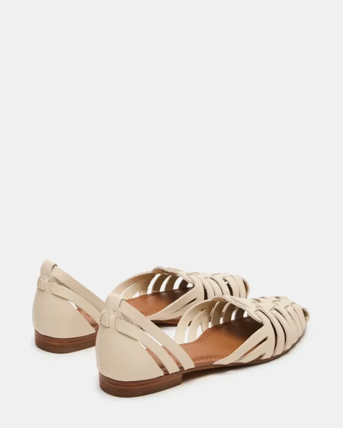 Medlin en cuir blanc Medlin en cuir blanc