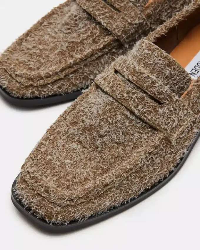 Mocassins Parlour en daim gris