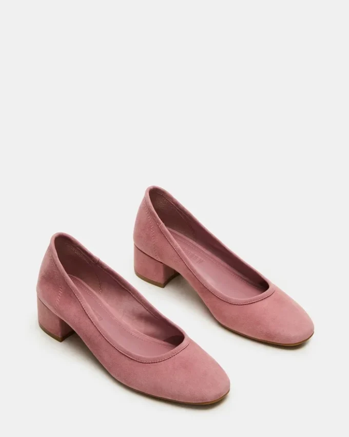 Mollie en daim mauve
