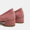 Mollie en daim mauve