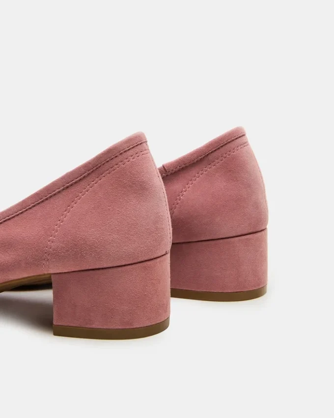 Mollie en daim mauve