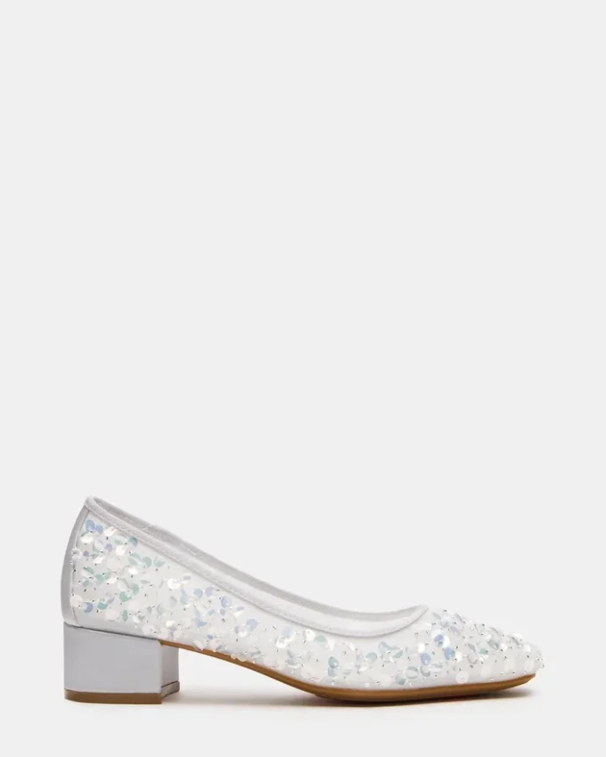 Mollie à paillettes argentées Mollie à paillettes argentées