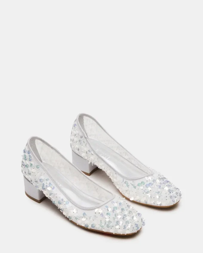 Mollie à paillettes argentées Mollie à paillettes argentées