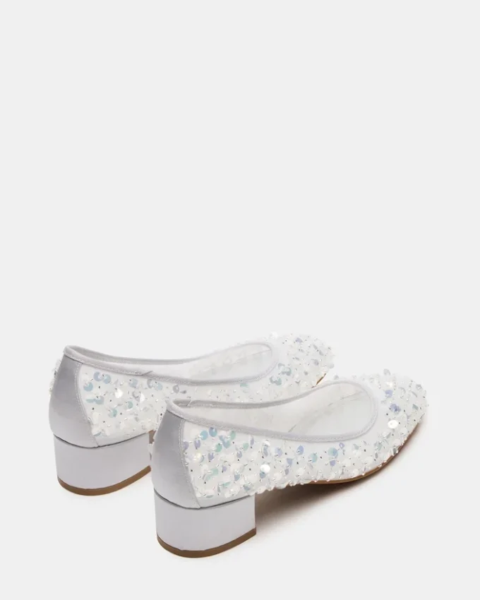 Mollie à paillettes argentées Mollie à paillettes argentées