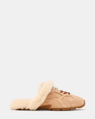 Mules Aziel en fausse fourrure naturelle