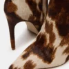 Nitro Brown Cow Print Wide Calf Nitro Brown Cow Print Wide Calf