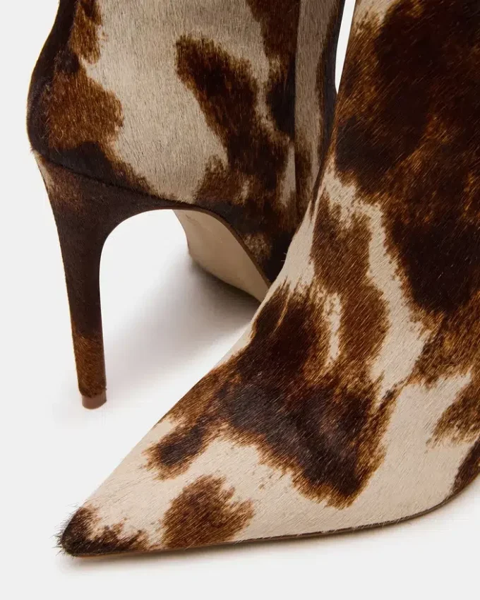 Nitro Brown Cow Print Wide Calf Nitro Brown Cow Print Wide Calf
