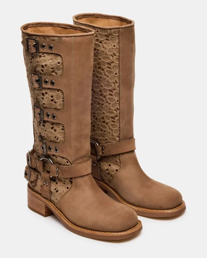 Nubuck Rocky Floral Beige