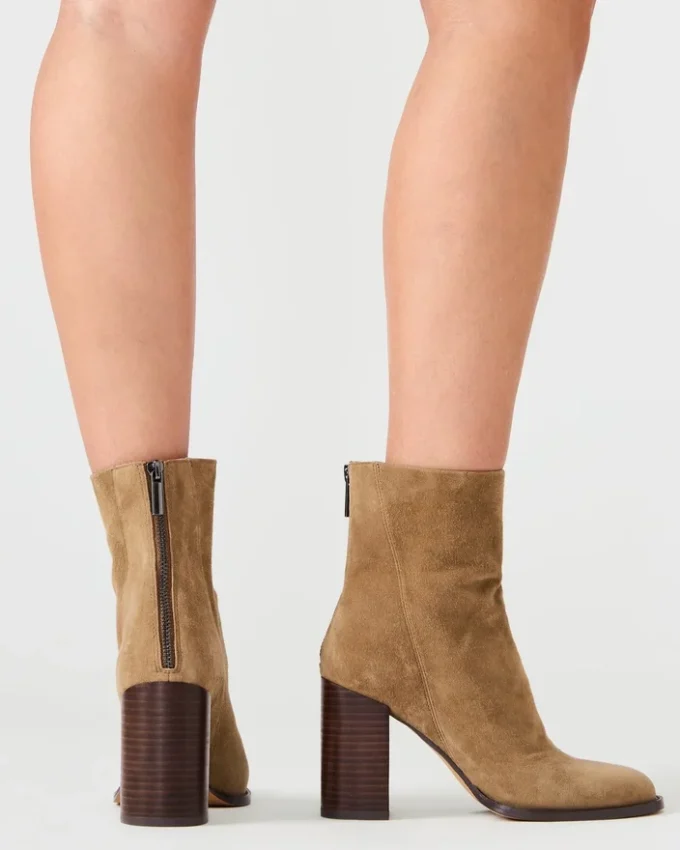 Obsession en daim taupe