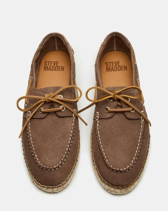 Pancho en daim taupe