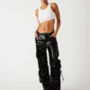 Pantalon Duo Sequin Noir