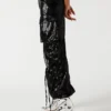 Pantalon Duo Sequin Noir