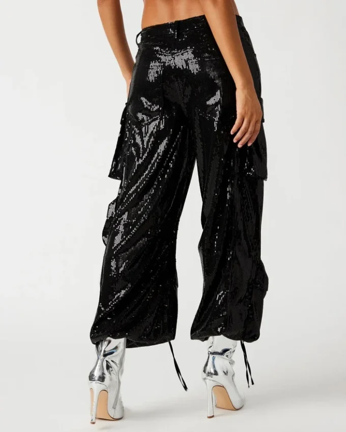 Pantalon Duo Sequin Noir