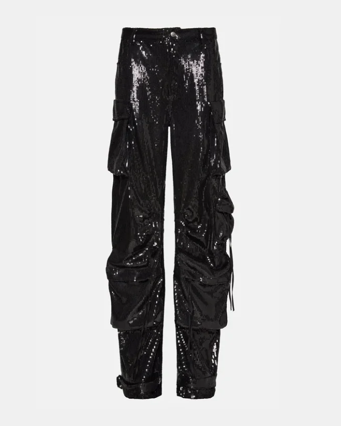 Pantalon Duo Sequin Noir