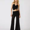 Pantalon en maille Veada Noir