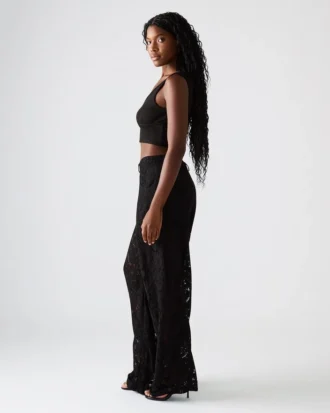 Pantalon Tre Lace Noir