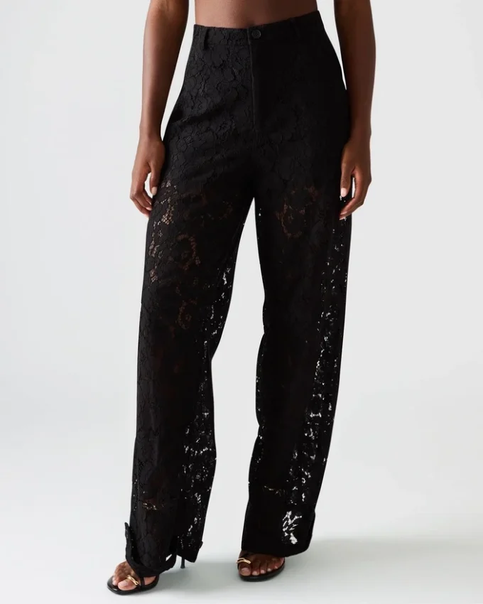 Pantalon Tre Lace Noir