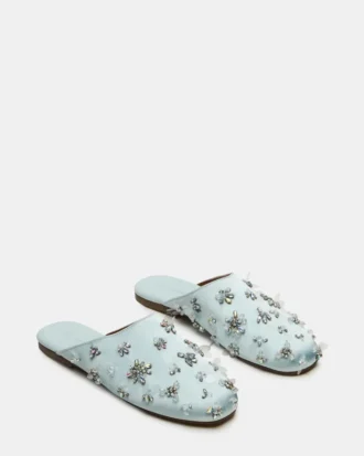 Pearson Bleu Satin Strass