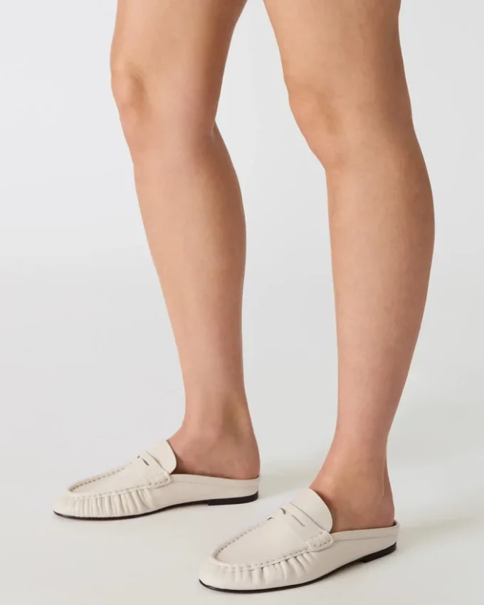 Rafe en cuir blanc Rafe en cuir blanc