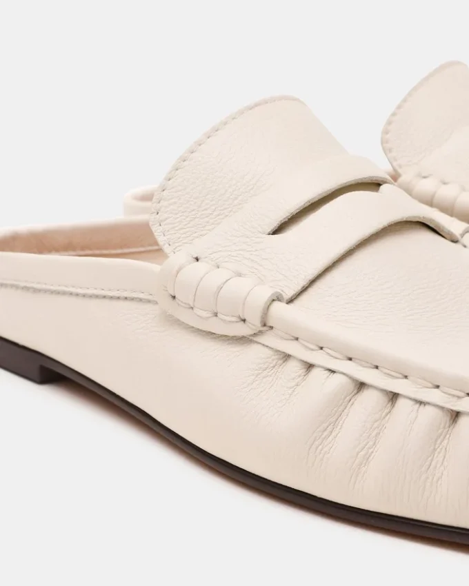 Rafe en cuir blanc Rafe en cuir blanc