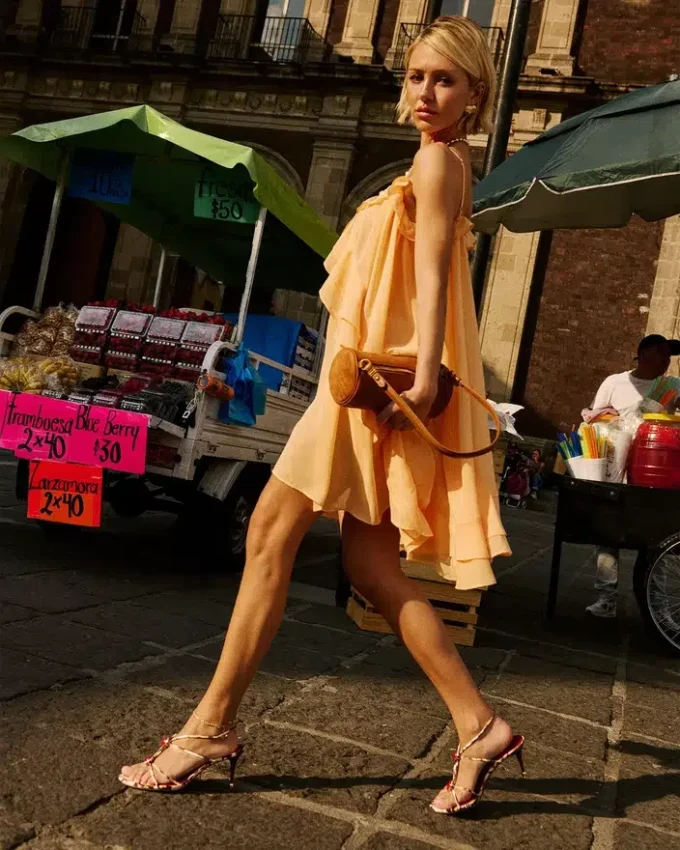 Ramos Stone Imprimé rouge/marron