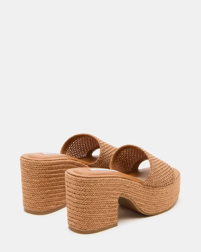 Raphia cognac Trippy