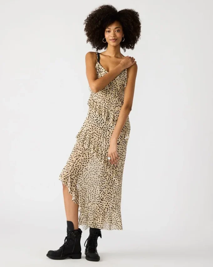 Robe Aida couleur sable